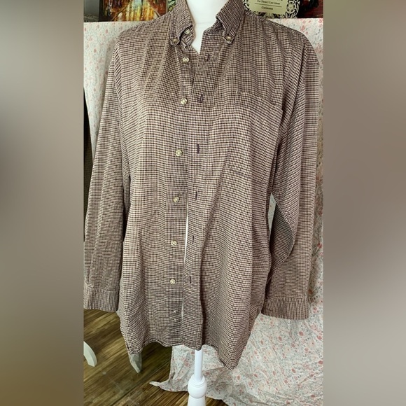 Ivy Crew Classics Men's Button Down Long Sleeve 100% Cotton Large Shirt - Picture 3 of 9